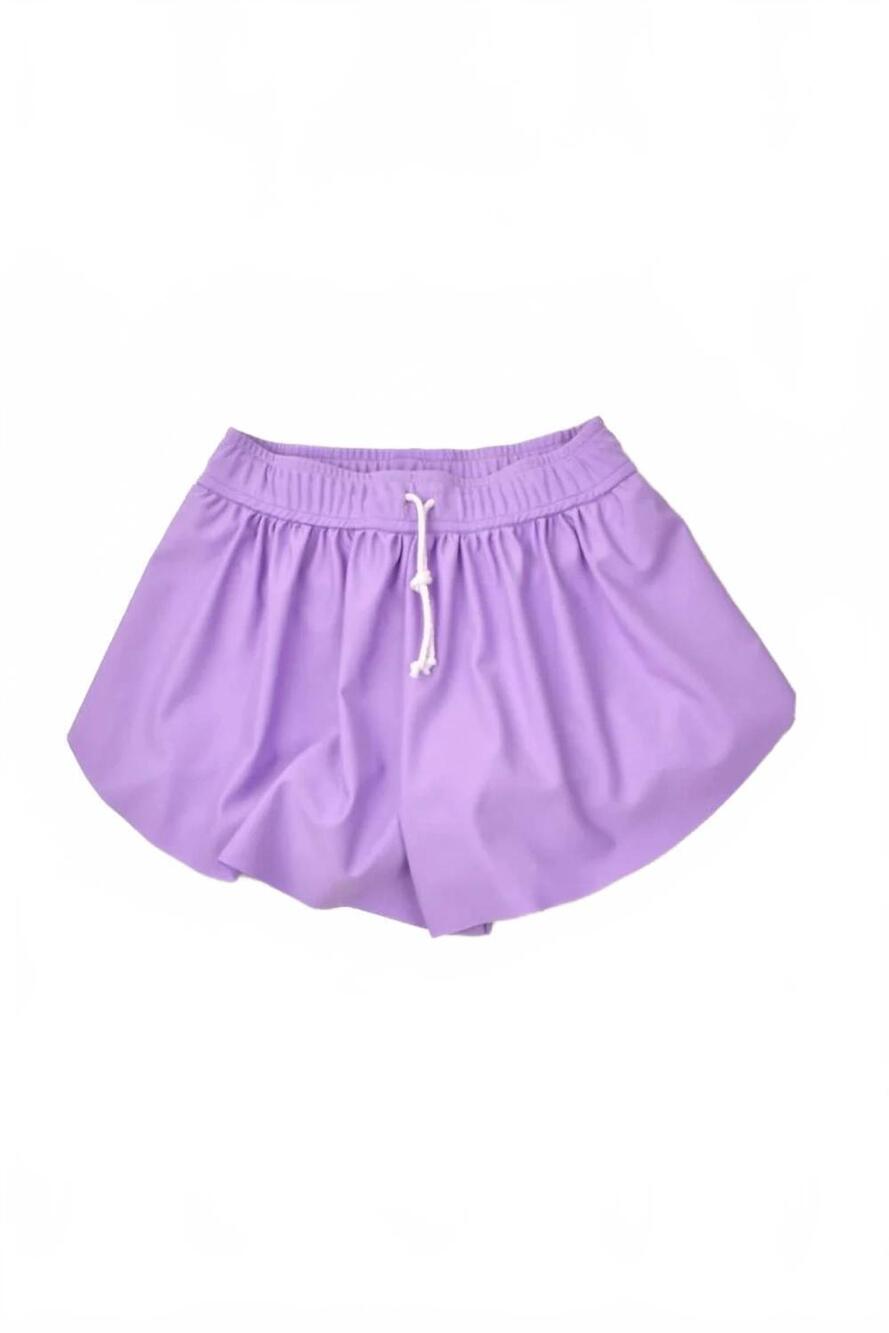 NEW FUNTASIA TOO kids' butterfly shorts in lavender